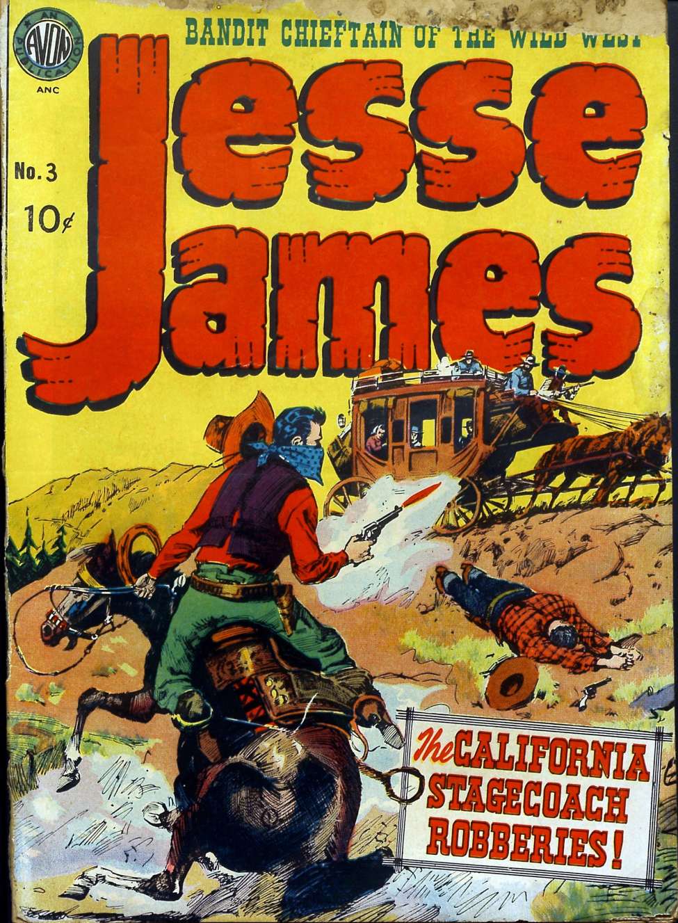 Comic Book Cover For Jesse James 3