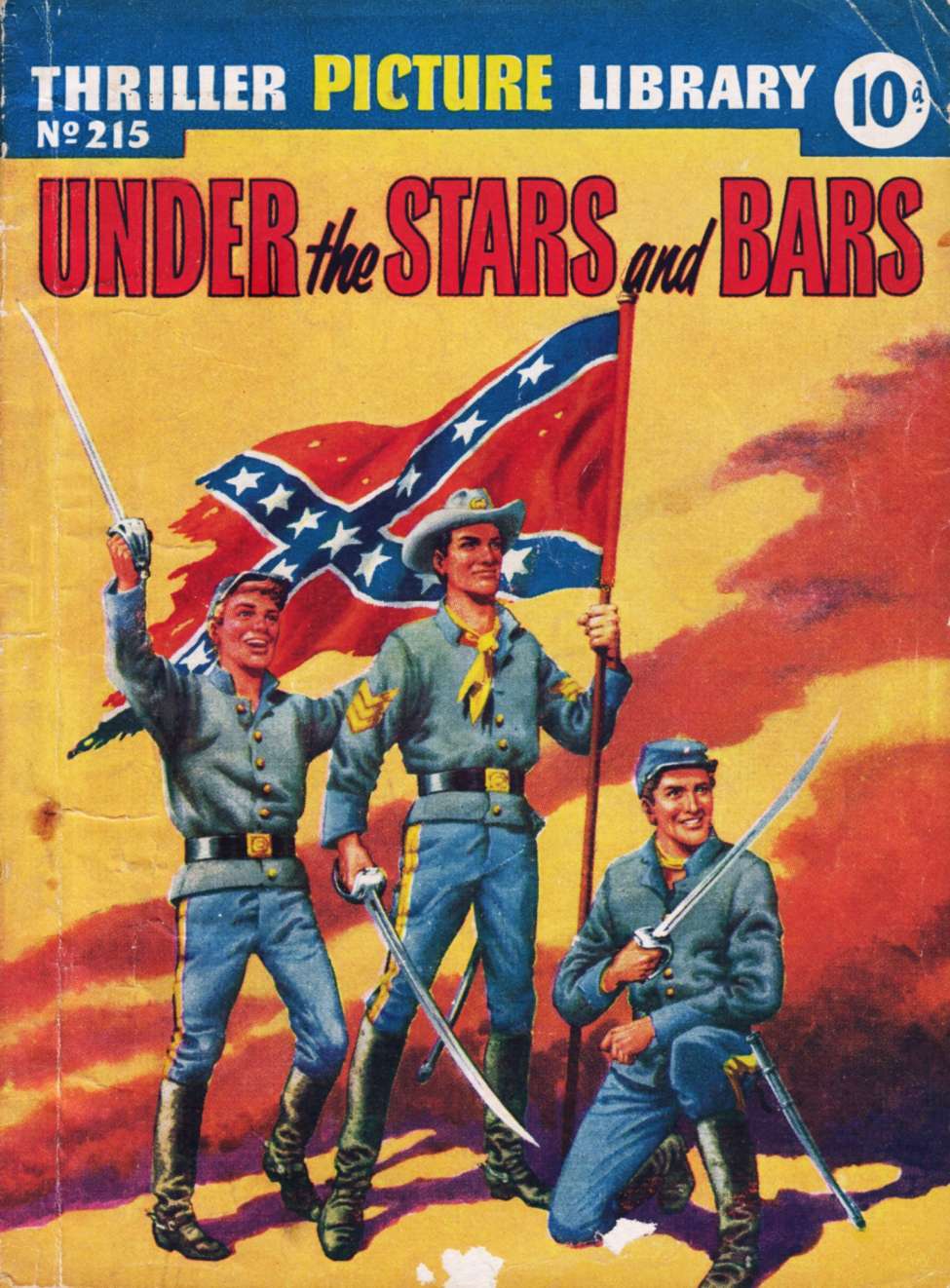 Book Cover For Thriller Picture Library 215 - Under the Stars and Bars