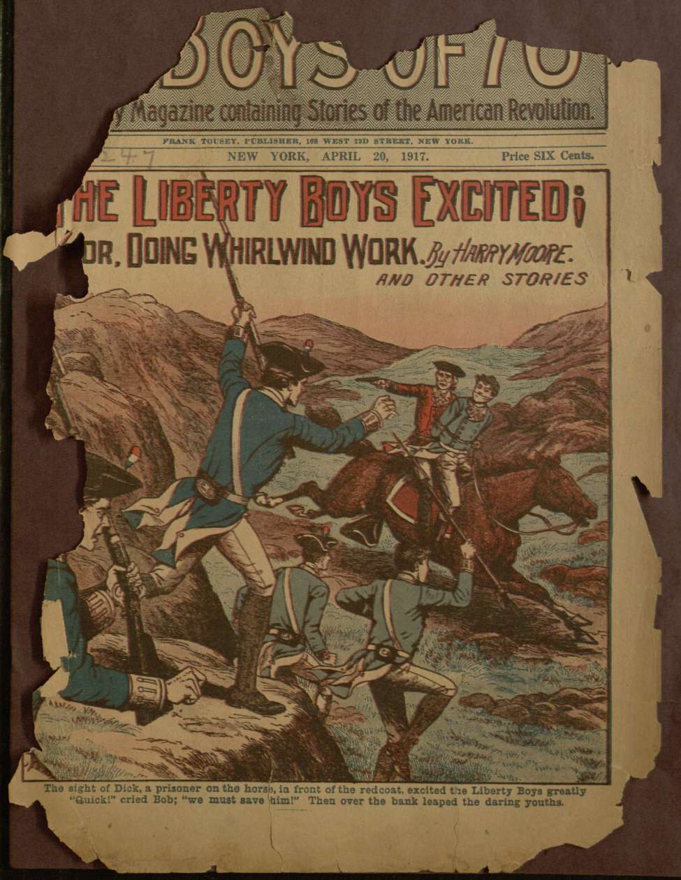 Book Cover For The Liberty Boys of 76 851 - The Liberty Boys Excited