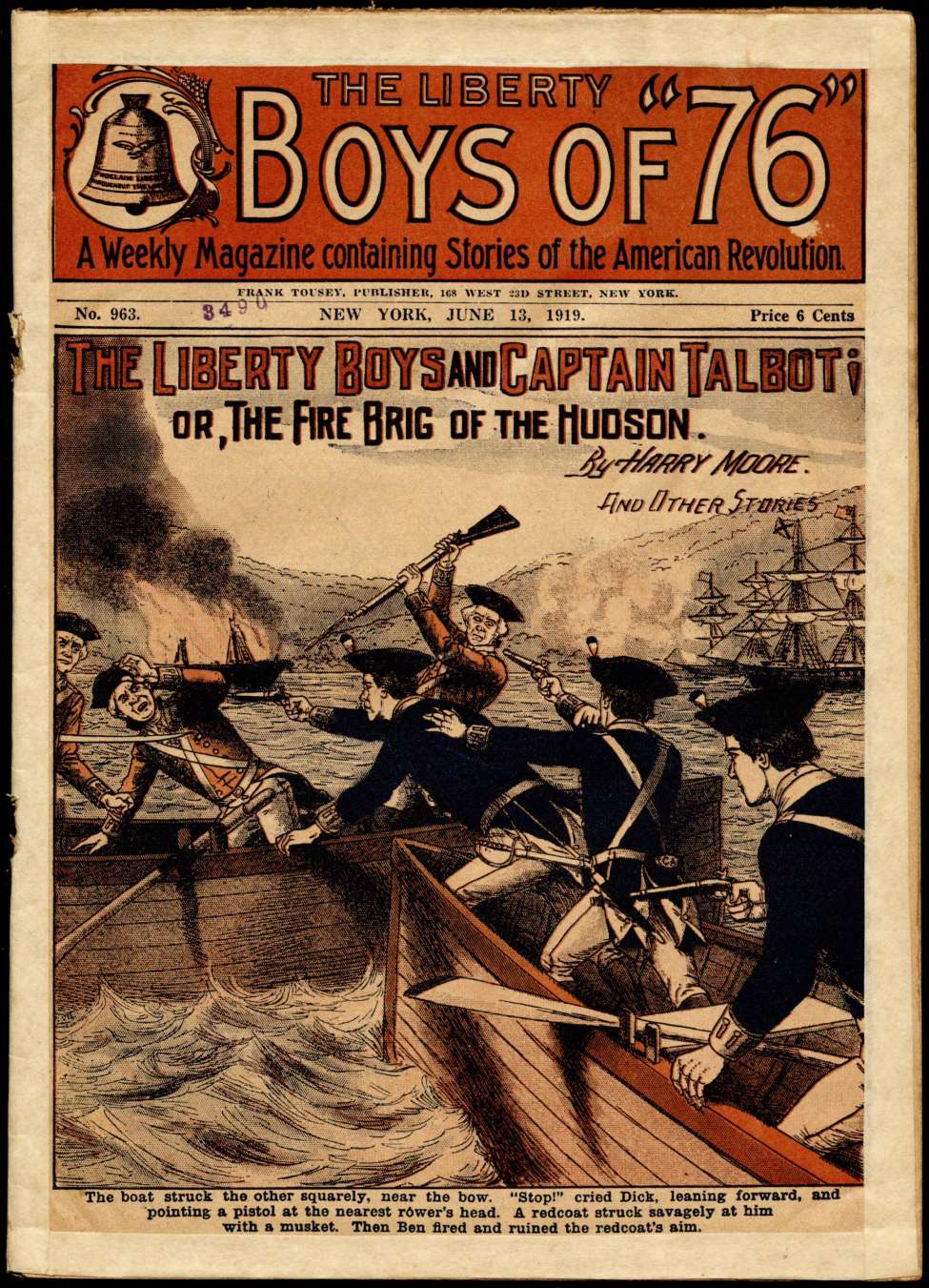 Book Cover For The Liberty Boys of 76 963 - The Liberty Boys and Captain Talbot