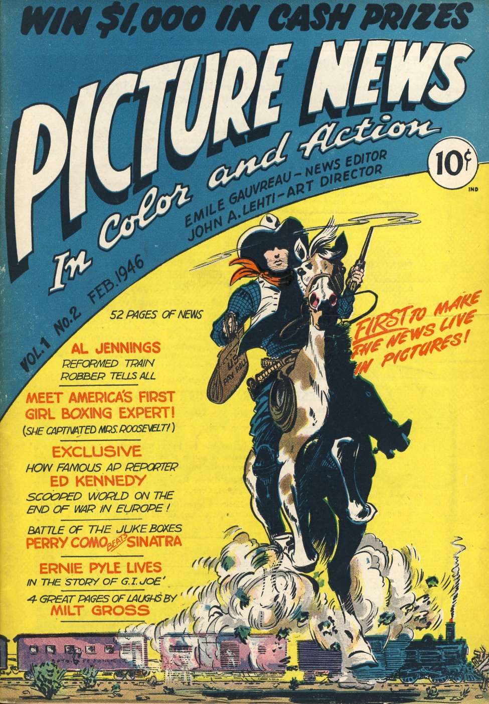 Comic Book Cover For Picture News 2