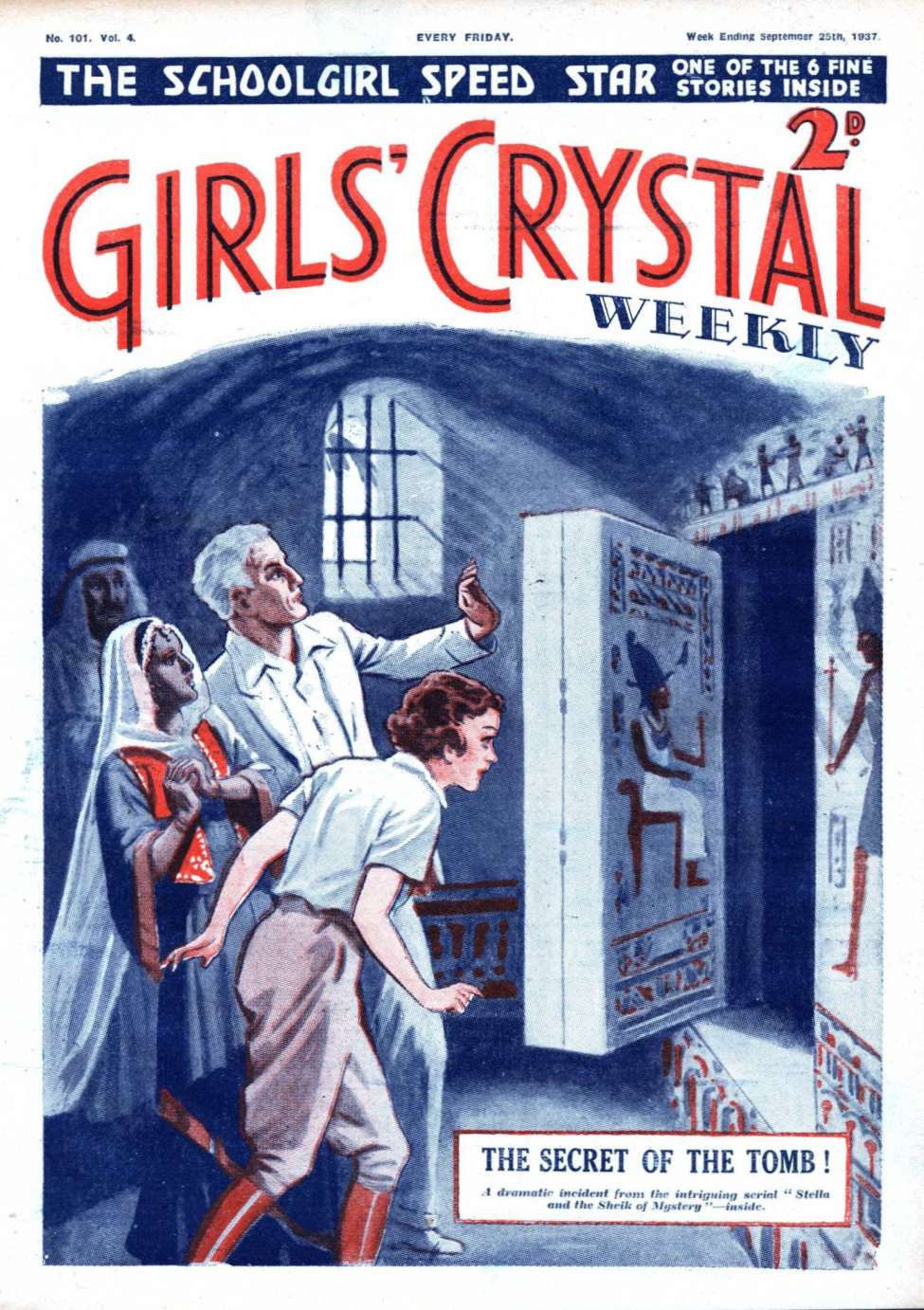Comic Book Cover For Girls' Crystal 101 - When Susie Took the Blame
