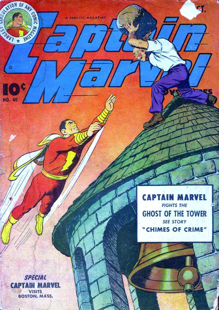 Comic Book Cover For Captain Marvel Adventures 40