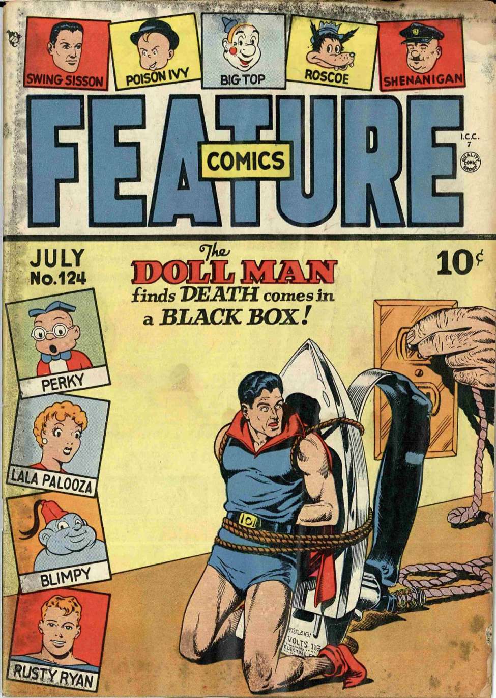 Comic Book Cover For Feature Comics 124