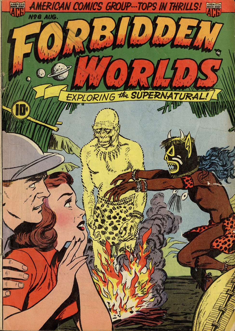 Comic Book Cover For Forbidden Worlds 8