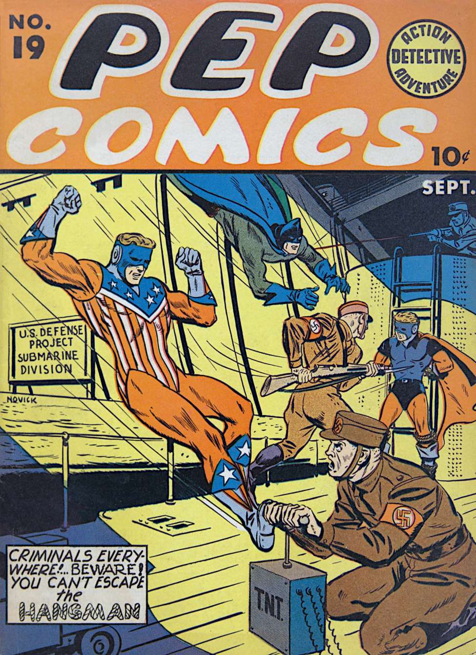Book Cover For Pep Comics 19 - Version 2
