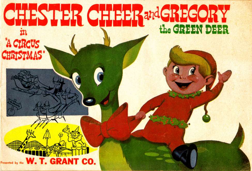 Book Cover For Chester Cheer and Gregory the Green Deer nn
