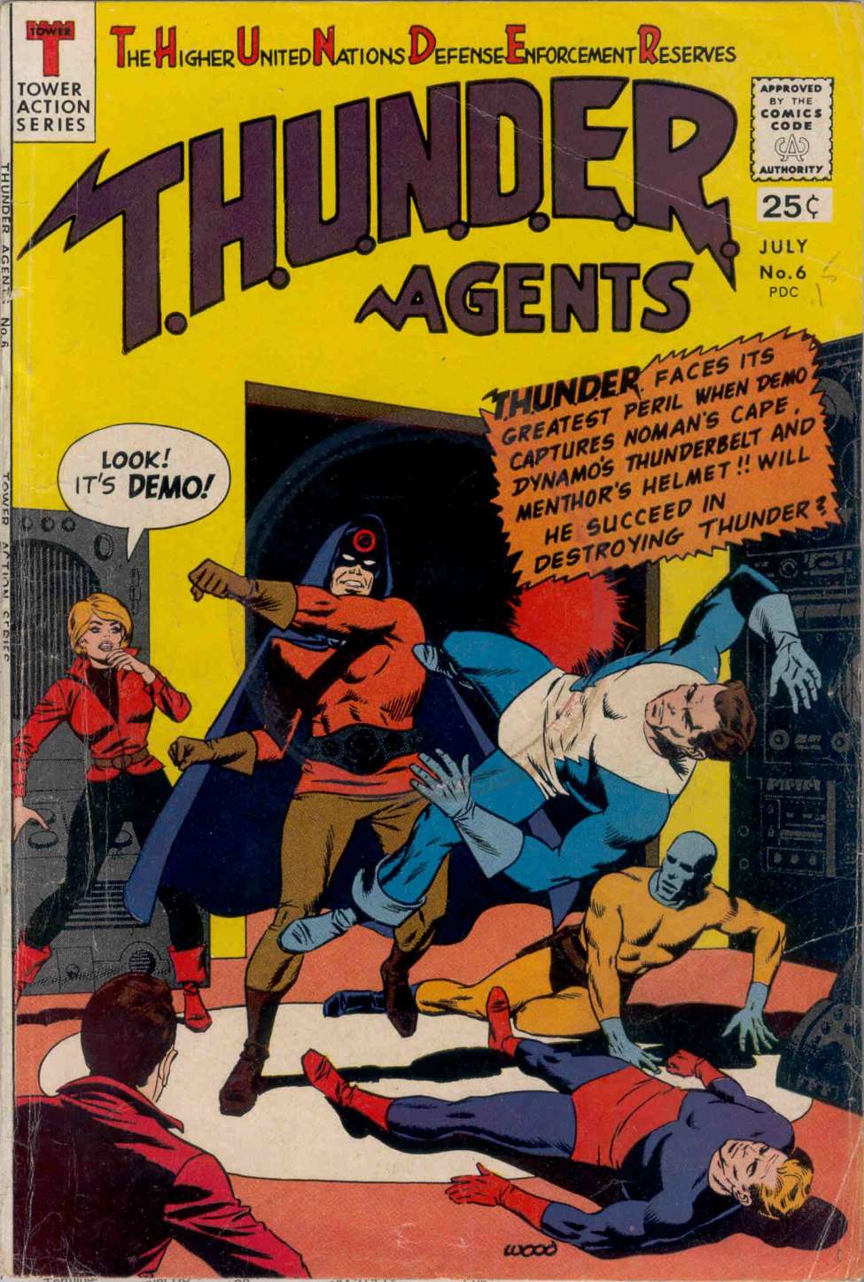 Comic Book Cover For T.H.U.N.D.E.R. Agents 6