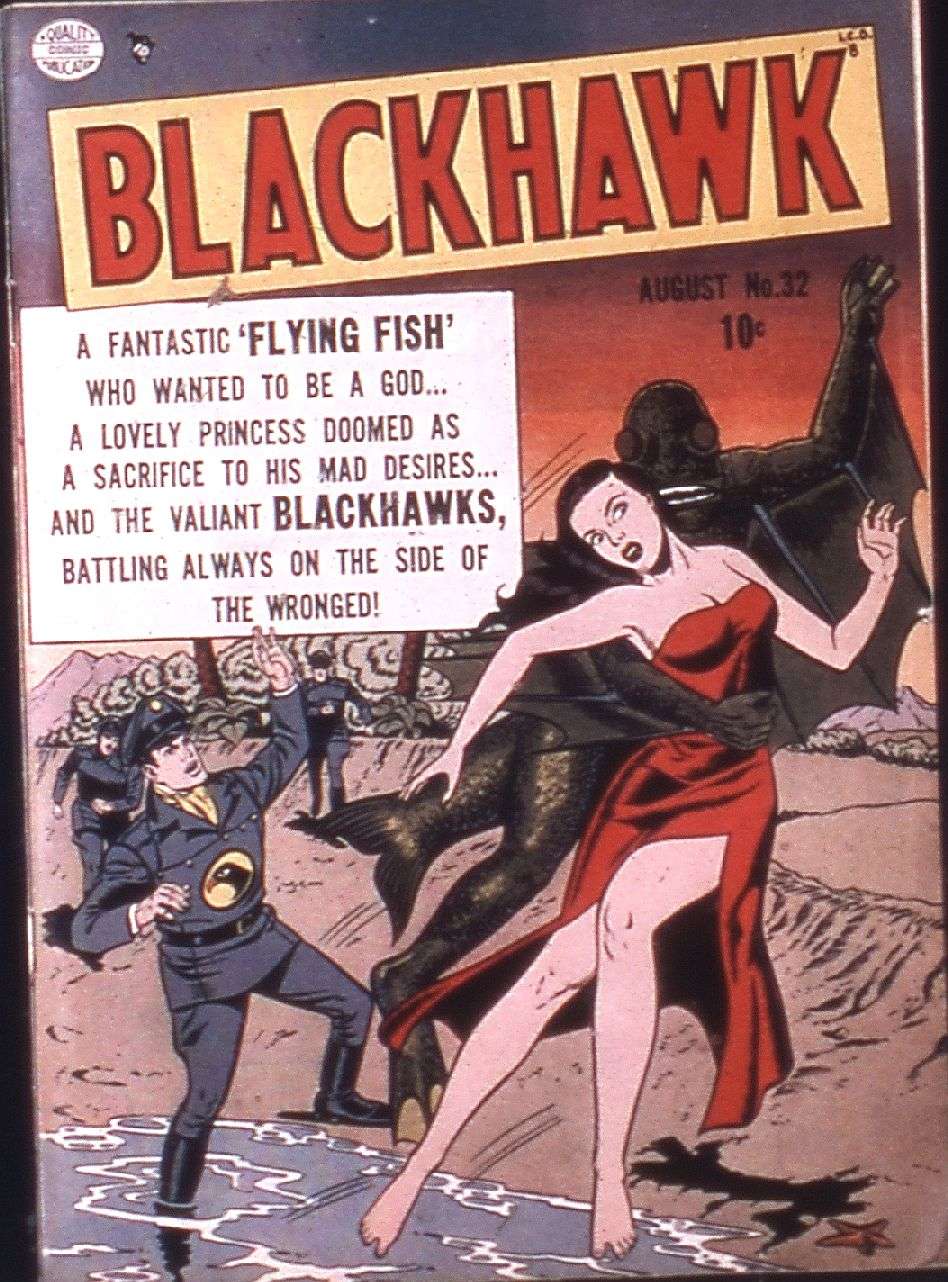 Comic Book Cover For Blackhawk 32 - Version 1