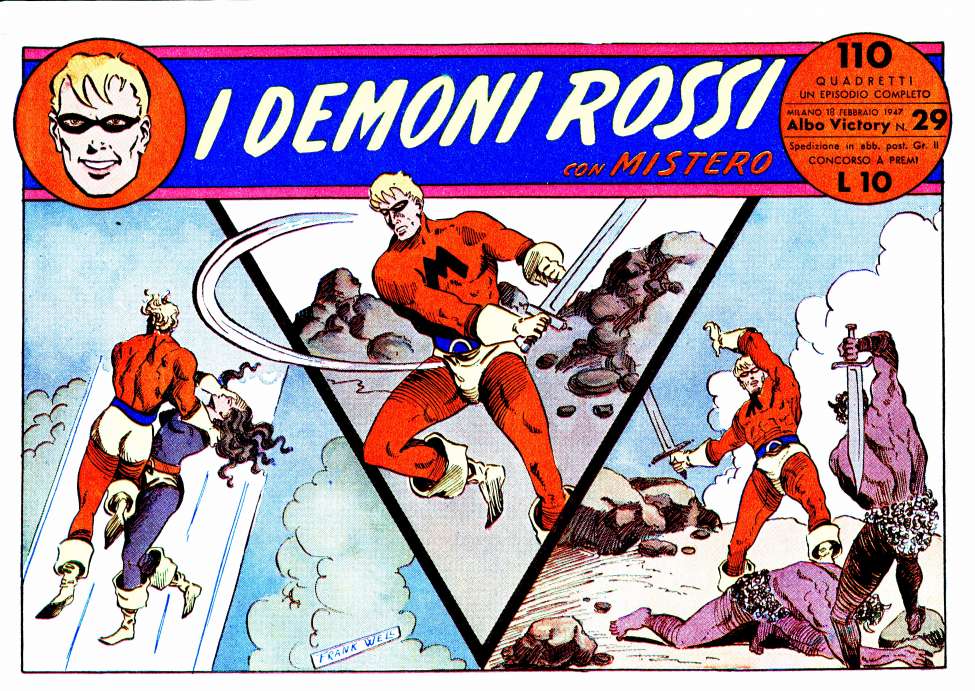 Comic Book Cover For Mistero 29 - I Demoni Rossi