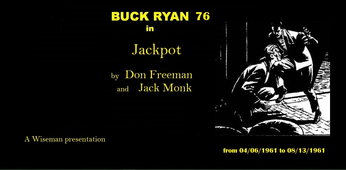 Comic Book Cover For Buck Ryan 76 - Jackpot