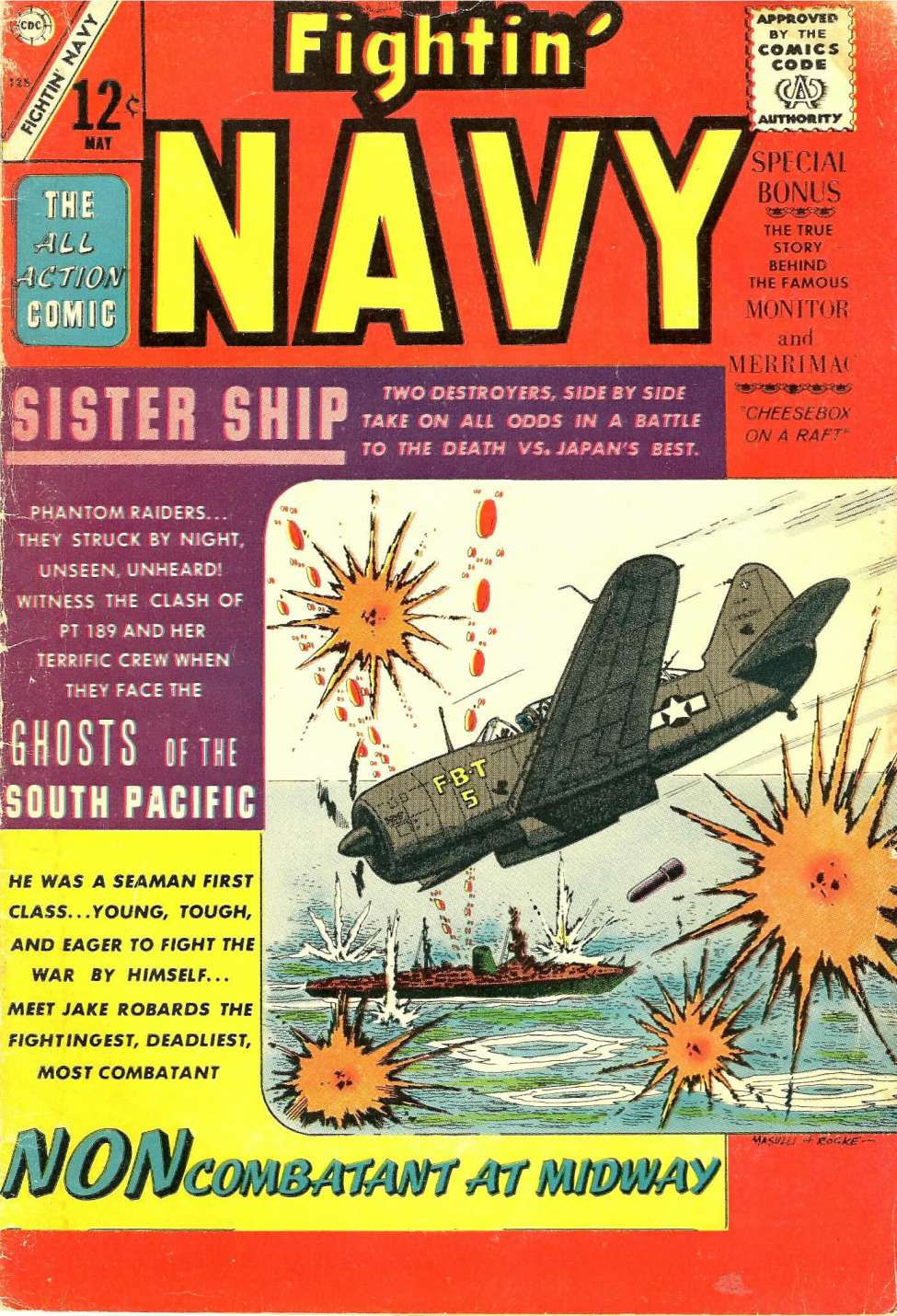 Comic Book Cover For Fightin' Navy 125
