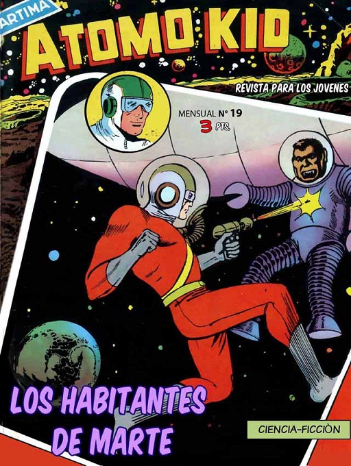 Comic Book Cover For Atomo Kid 19 Los habitantes de Marte