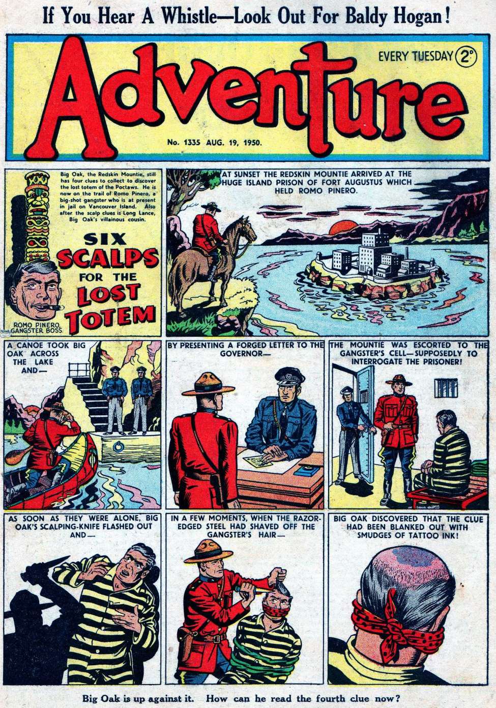 Comic Book Cover For Adventure 1335