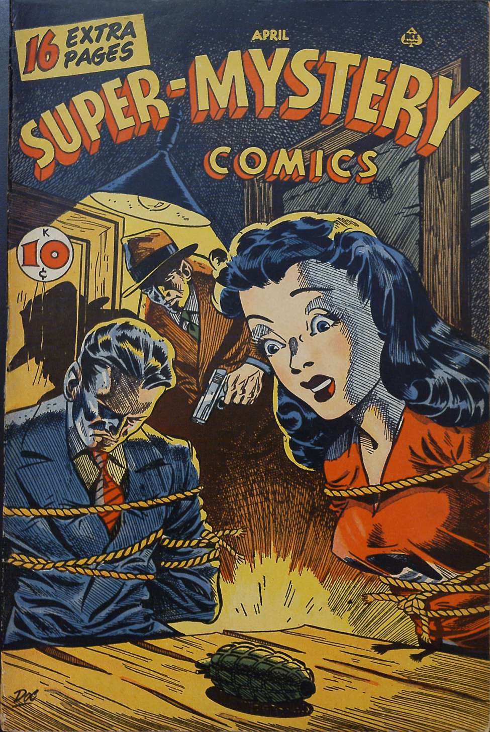 Comic Book Cover For Super-Mystery Comics v6 5