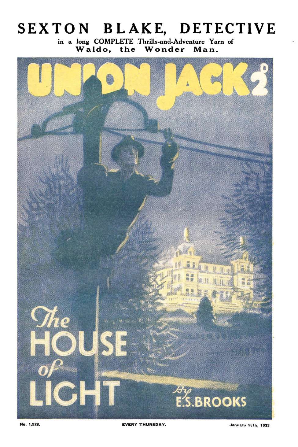 Book Cover For Union Jack 1528 - The House of Light