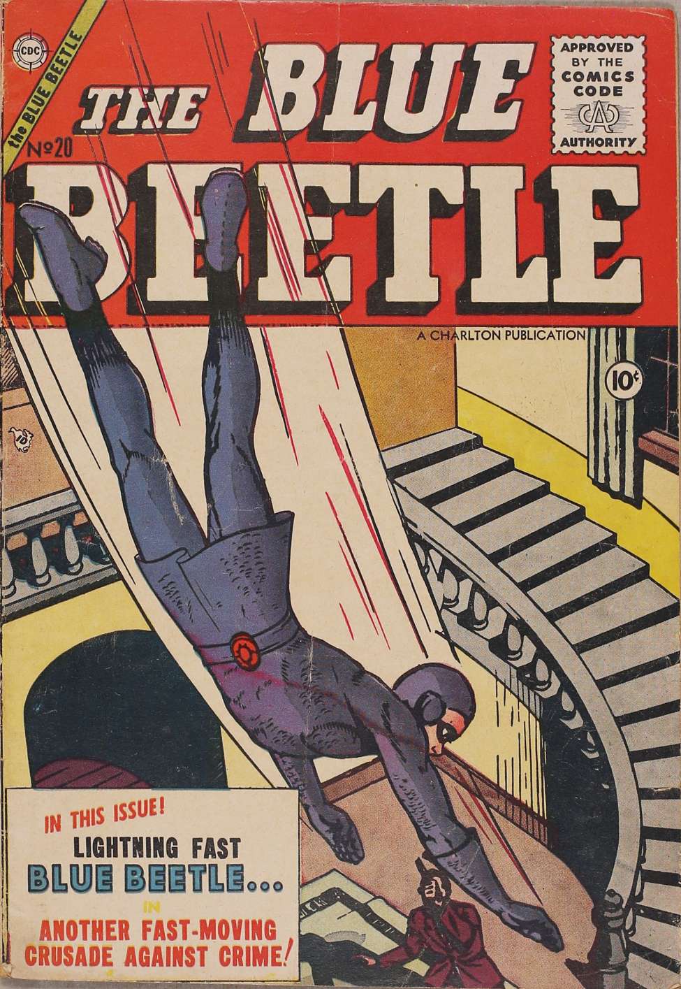 Comic Book Cover For Blue Beetle (1955) 20