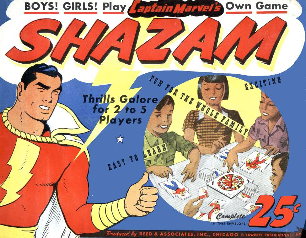 Book Cover For Captain Marvel Shazam Game