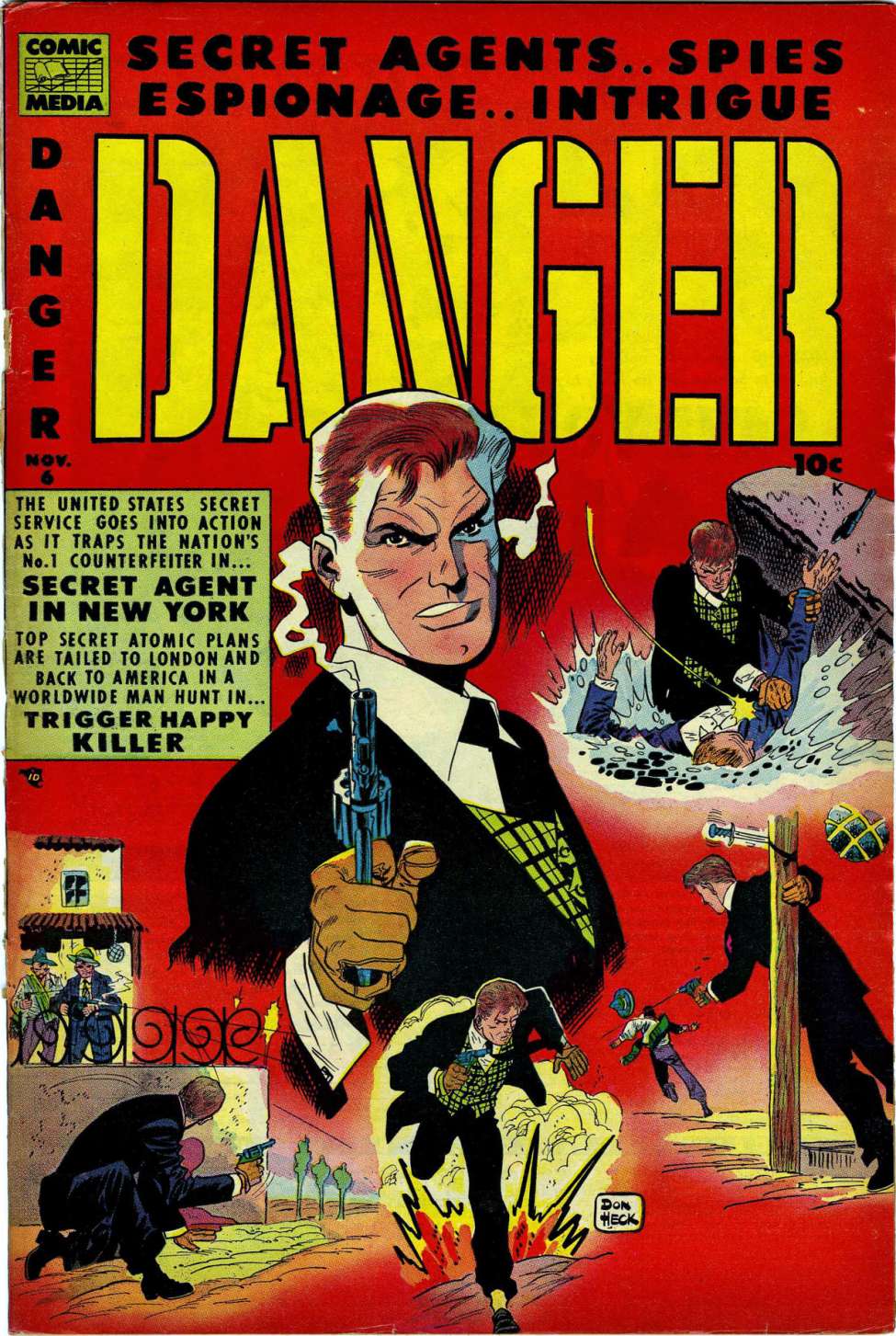 Comic Book Cover For Danger 6