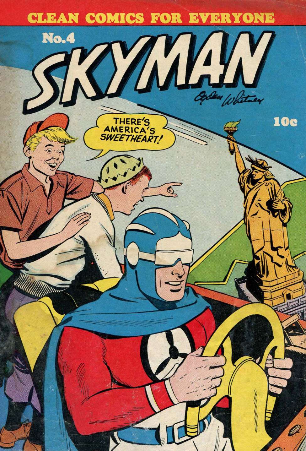 Comic Book Cover For Skyman 4