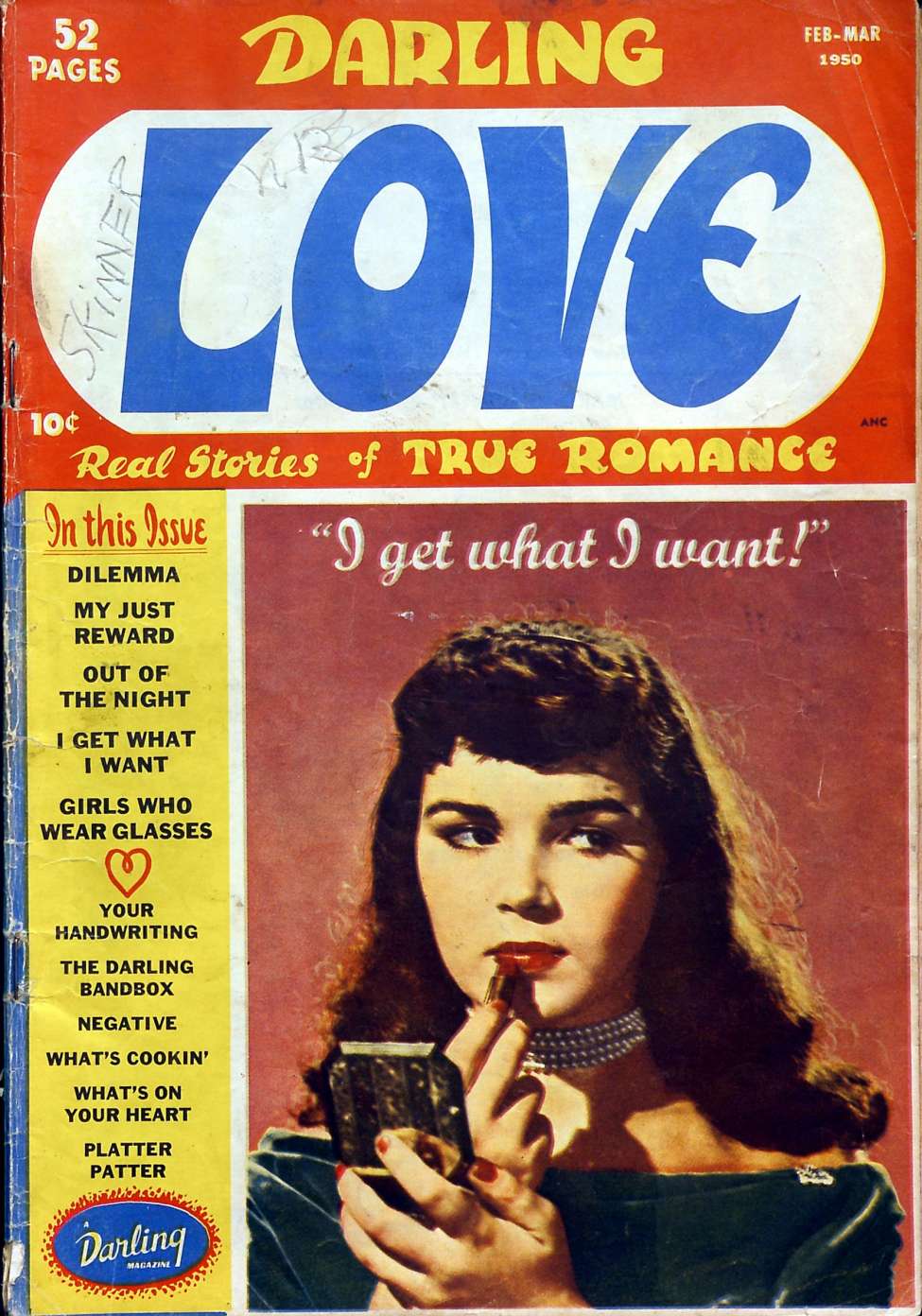 Comic Book Cover For Darling Love 3
