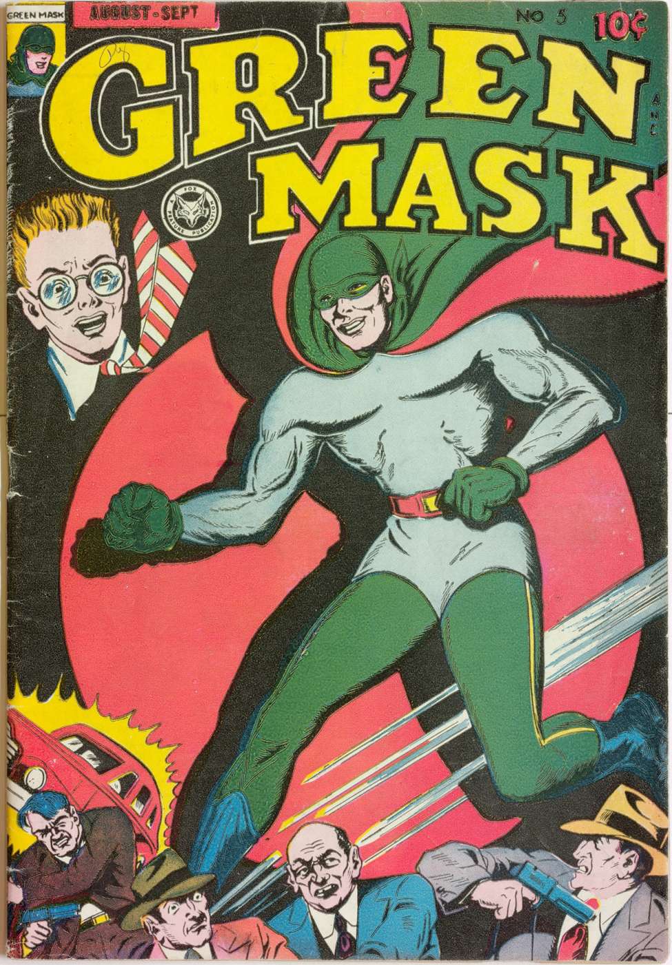 Comic Book Cover For The Green Mask v2 5