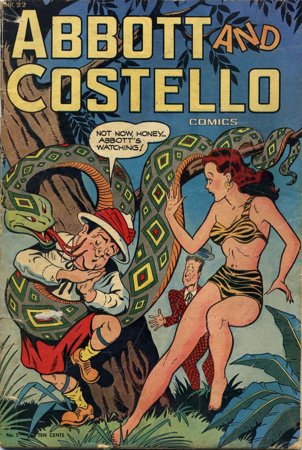 Comic Book Cover For Abbott and Costello Comics 2