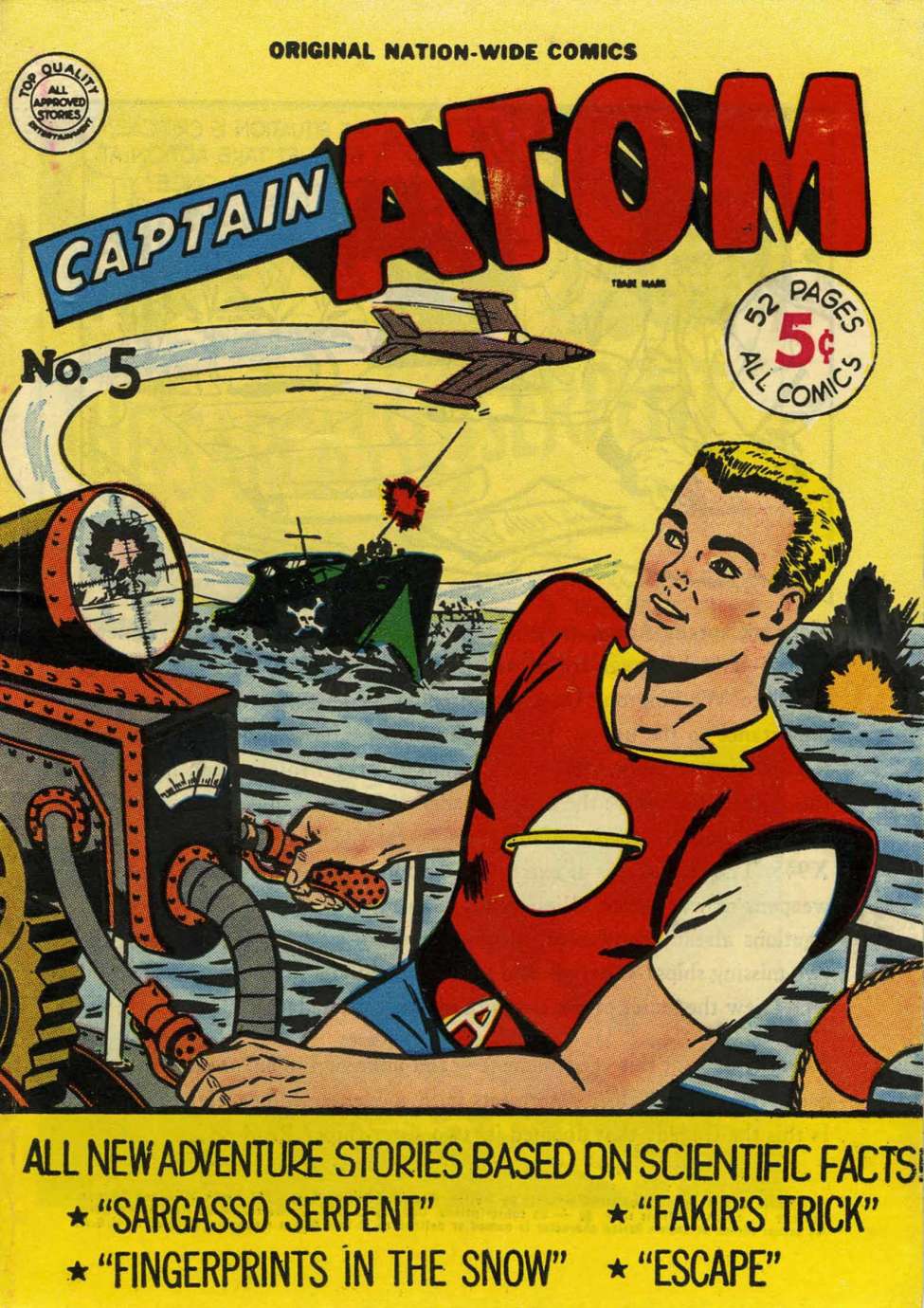 Comic Book Cover For Captain Atom 5 - Version 2