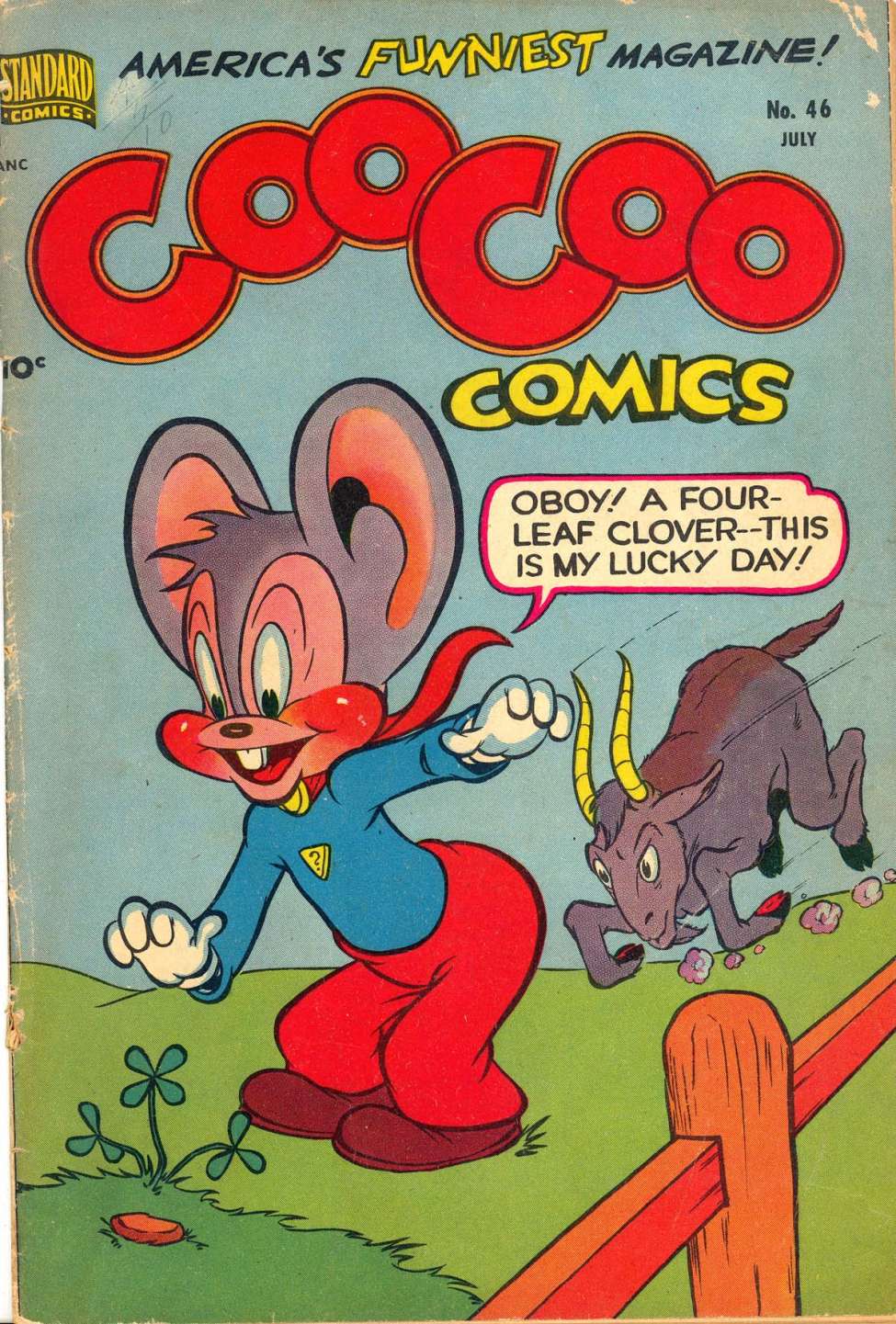 Comic Book Cover For Coo Coo Comics 46