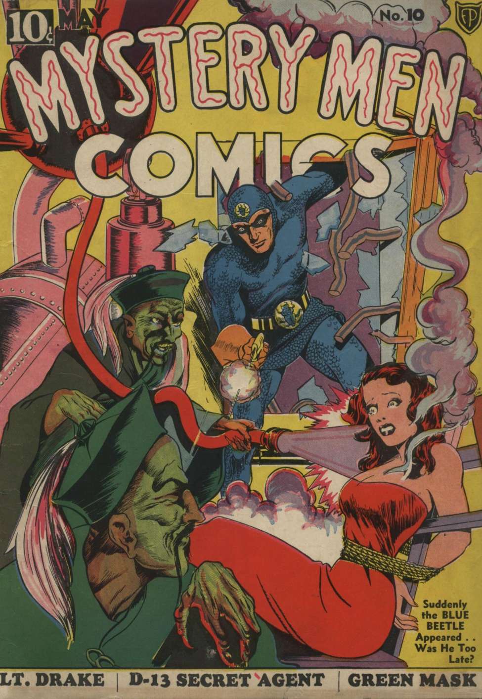 Book Cover For Mystery Men Comics 10