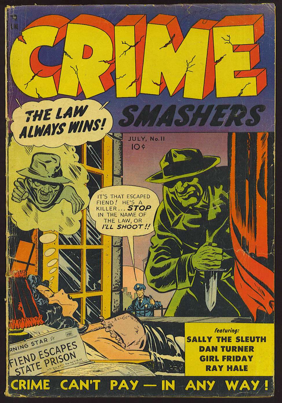 Comic Book Cover For Crime Smashers 11