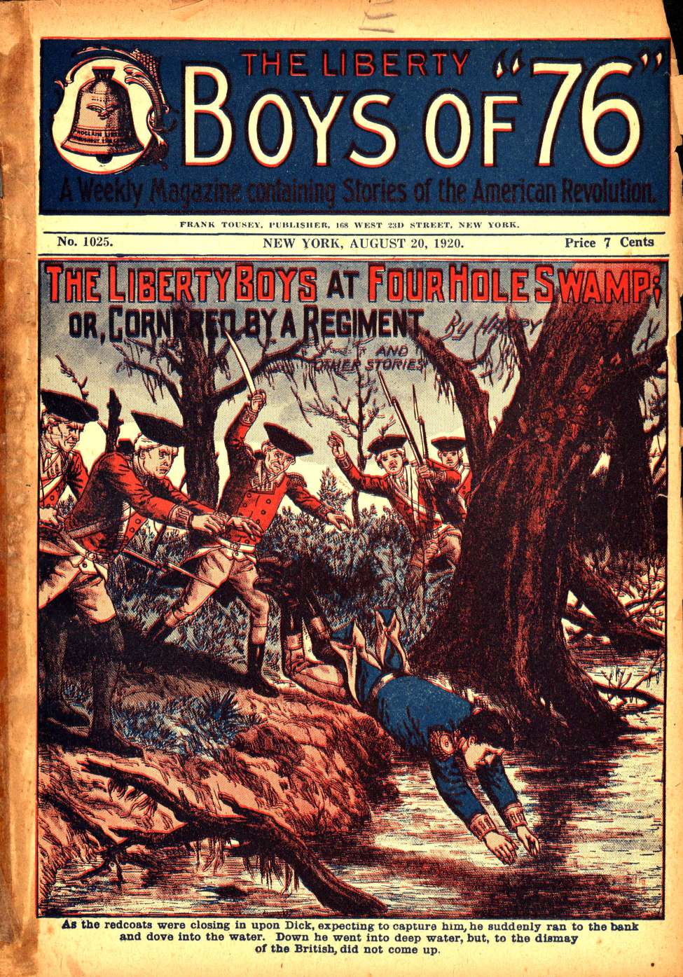 Book Cover For The Liberty Boys of 76 1025 - The Liberty Boys at Four Hole Swamp