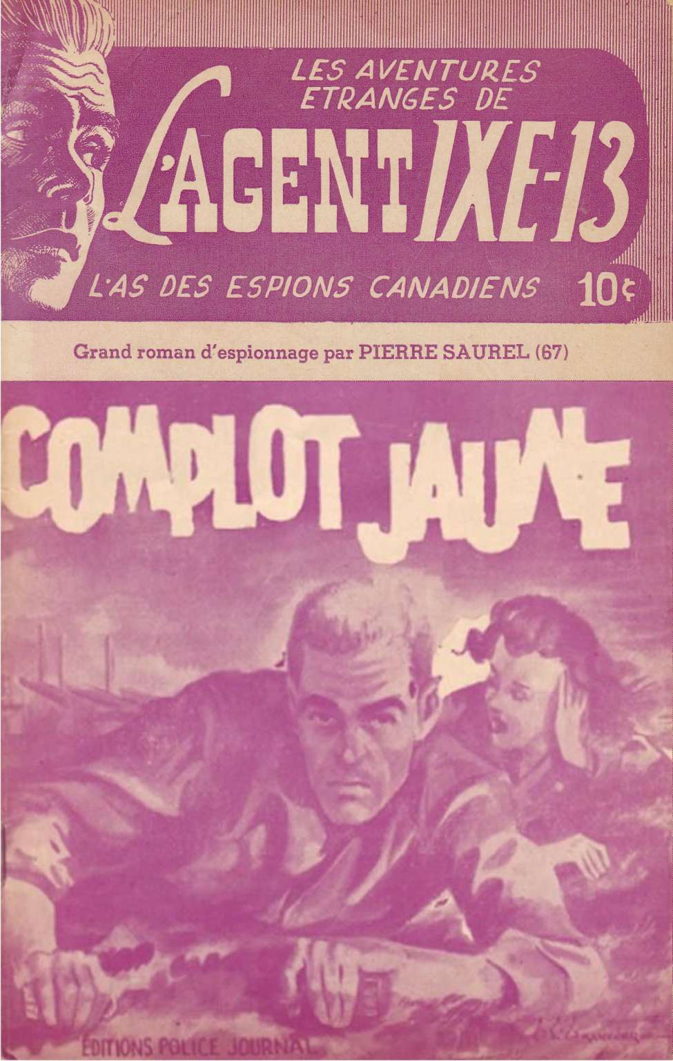 Book Cover For L'Agent IXE-13 v2 67 - Complot jaune