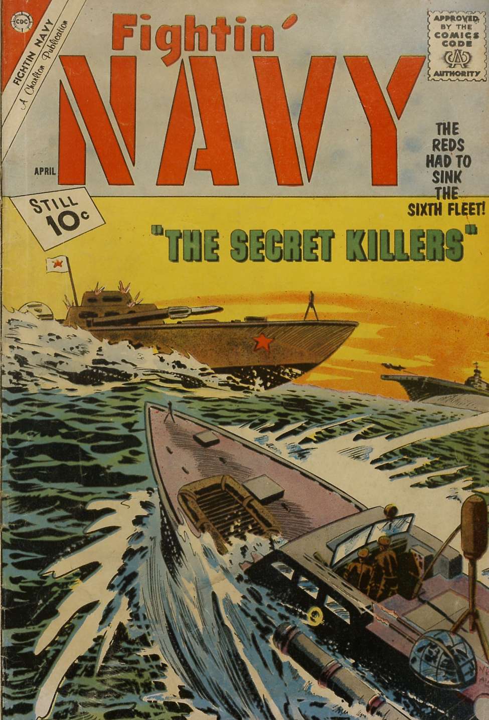 Comic Book Cover For Fightin' Navy 103 (alt) - Version 2