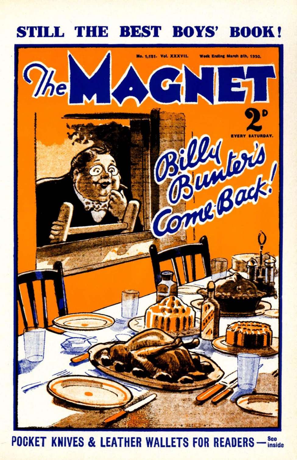 Book Cover For The Magnet 1151 - Billy Bunter's Come-Back!