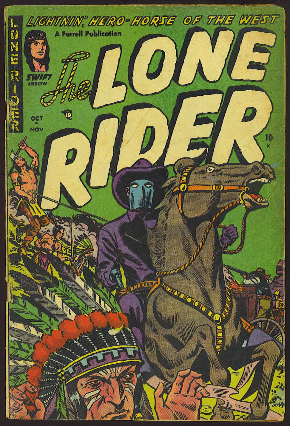 Comic Book Cover For The Lone Rider 16