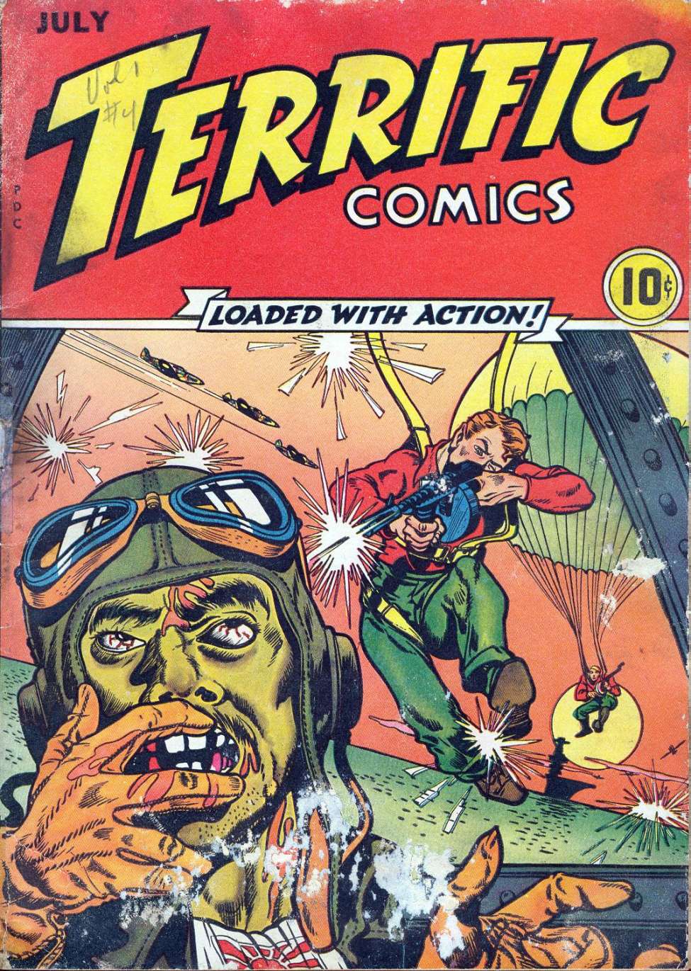Comic Book Cover For Terrific Comics 4