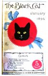 Cover For The Black Cat v1 4 - In Solomon’s Caverns - Charles Edward Barns