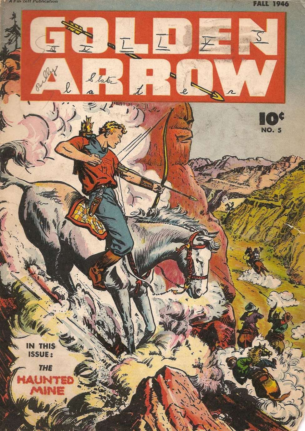 Comic Book Cover For Golden Arrow 5