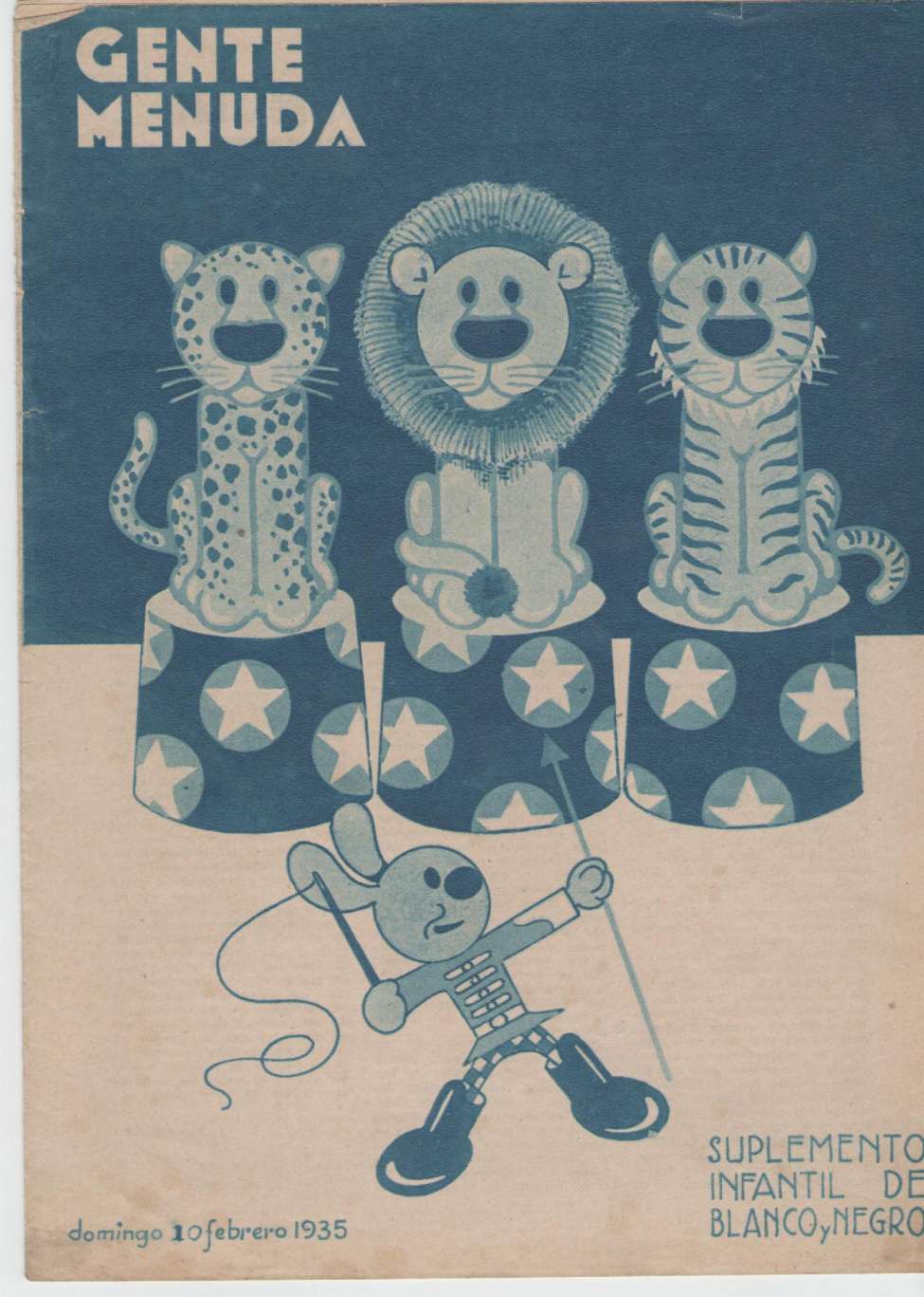Comic Book Cover For Gente Menuda (1935-02-10)