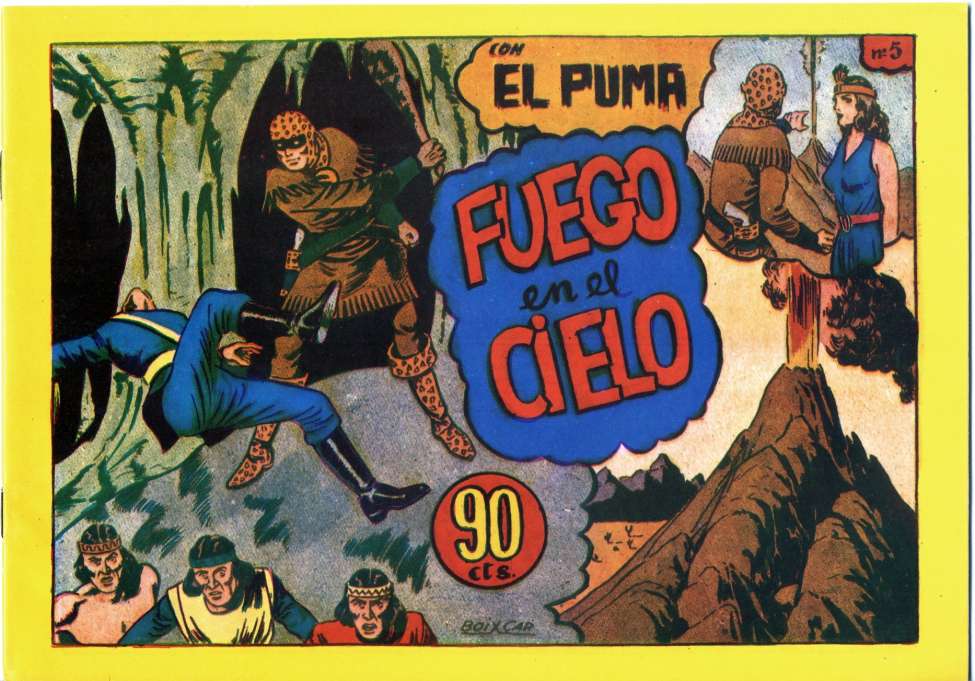 Comic Book Cover For El Puma 5 - Fuego en El Cielo