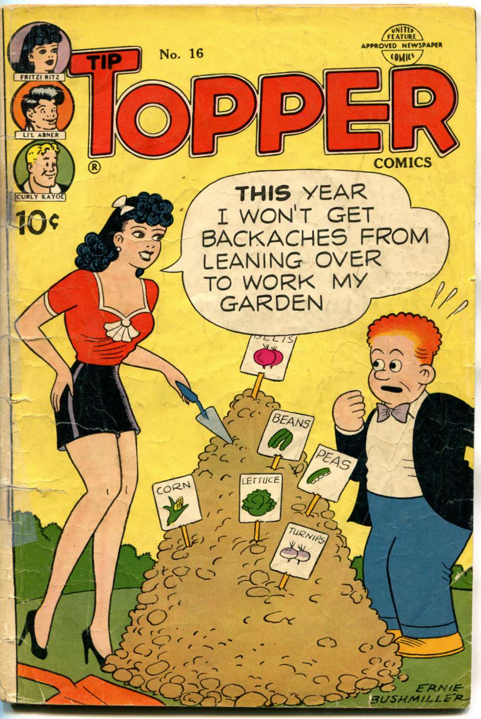 Book Cover For Tip Topper Comics 16