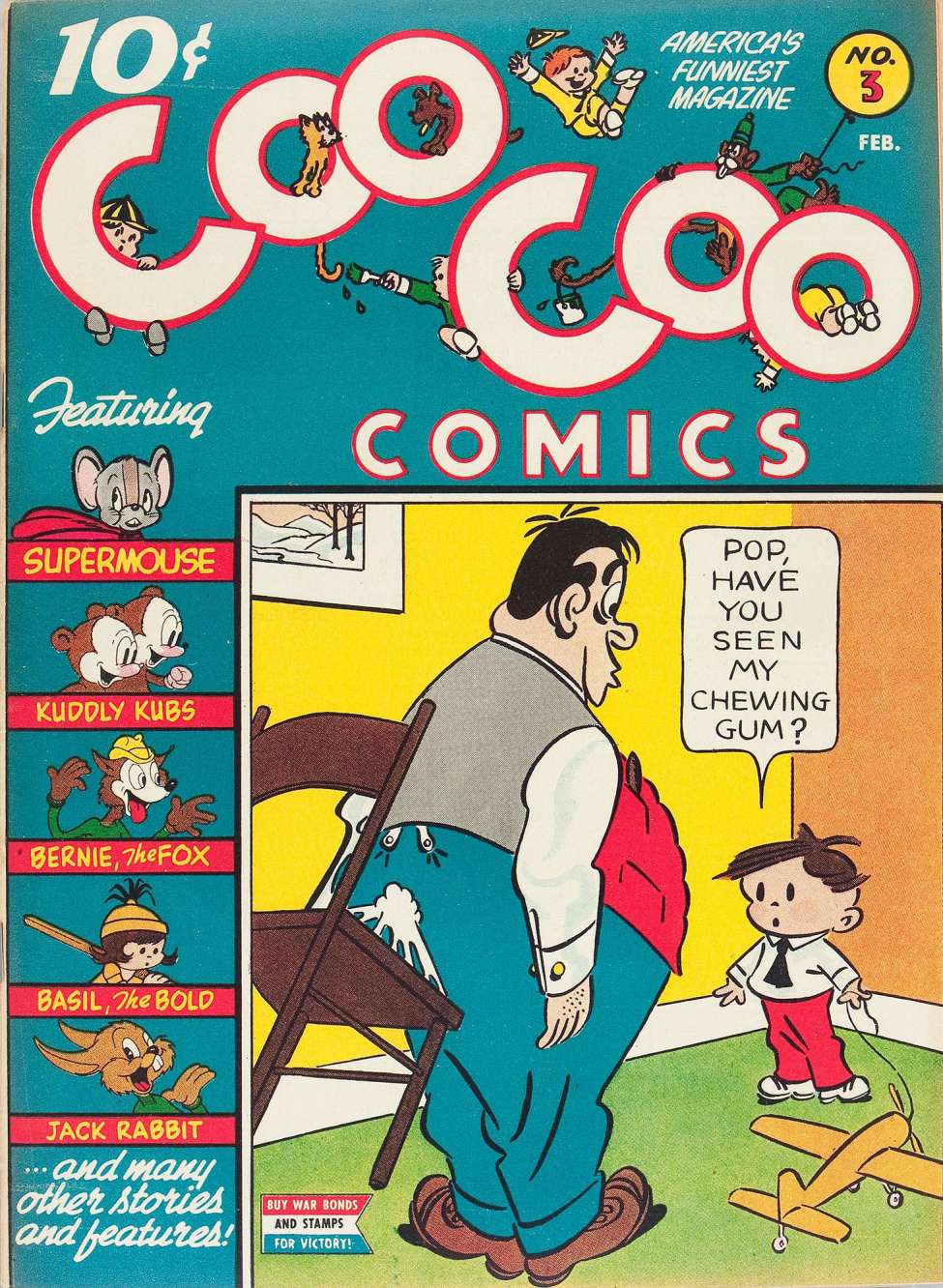 Comic Book Cover For Coo Coo Comics 3
