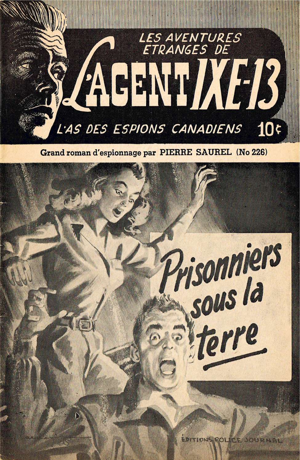Book Cover For L'Agent IXE-13 v2 226 - Prisonniers sous la terre