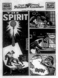Large Thumbnail For The Spirit 1943-01-03 - Baltimore Sun b/w