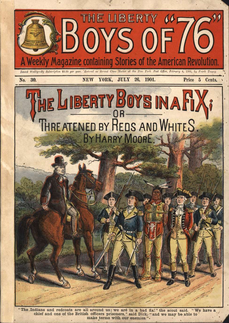 Book Cover For The Liberty Boys of 76 30 - The Liberty Boys in a Fix