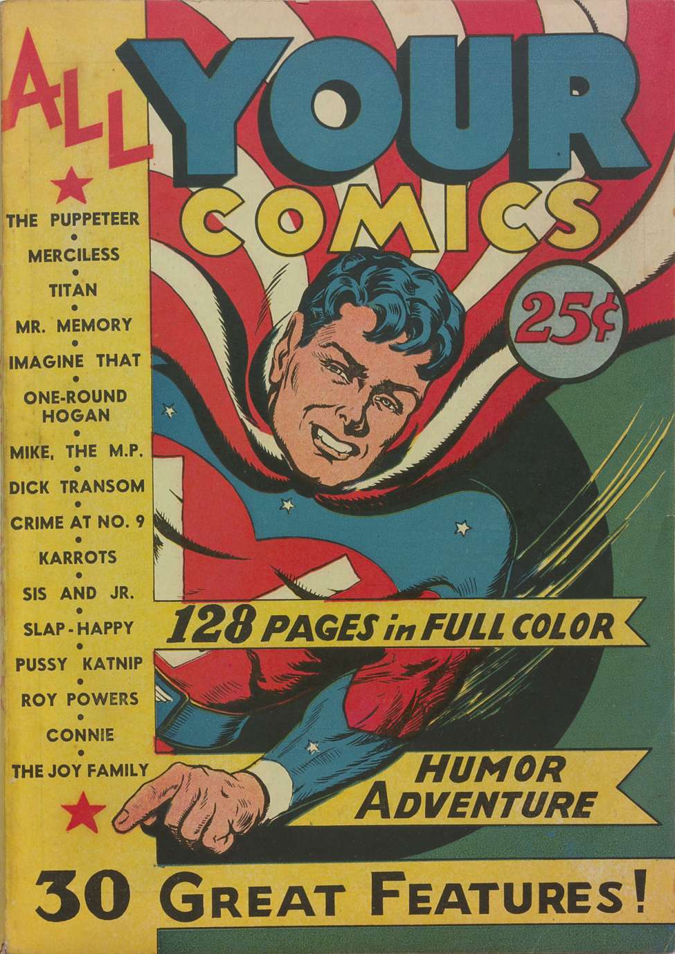 Comic Book Cover For All Your Comics