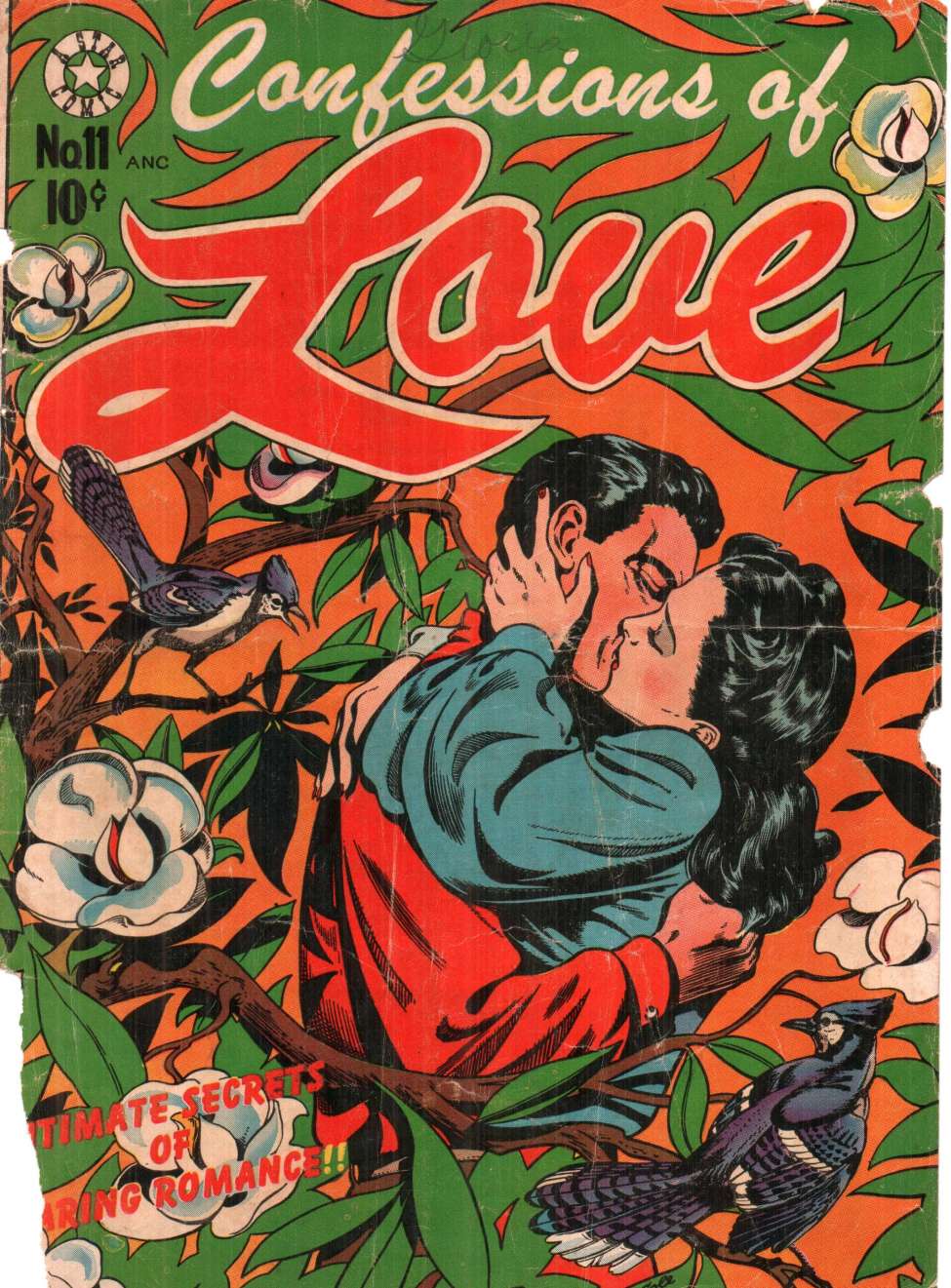 Comic Book Cover For Confessions of Love 11