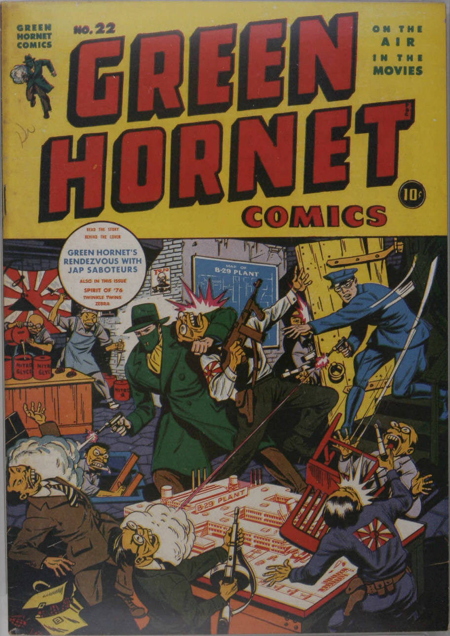 Comic Book Cover For Green Hornet Comics 22