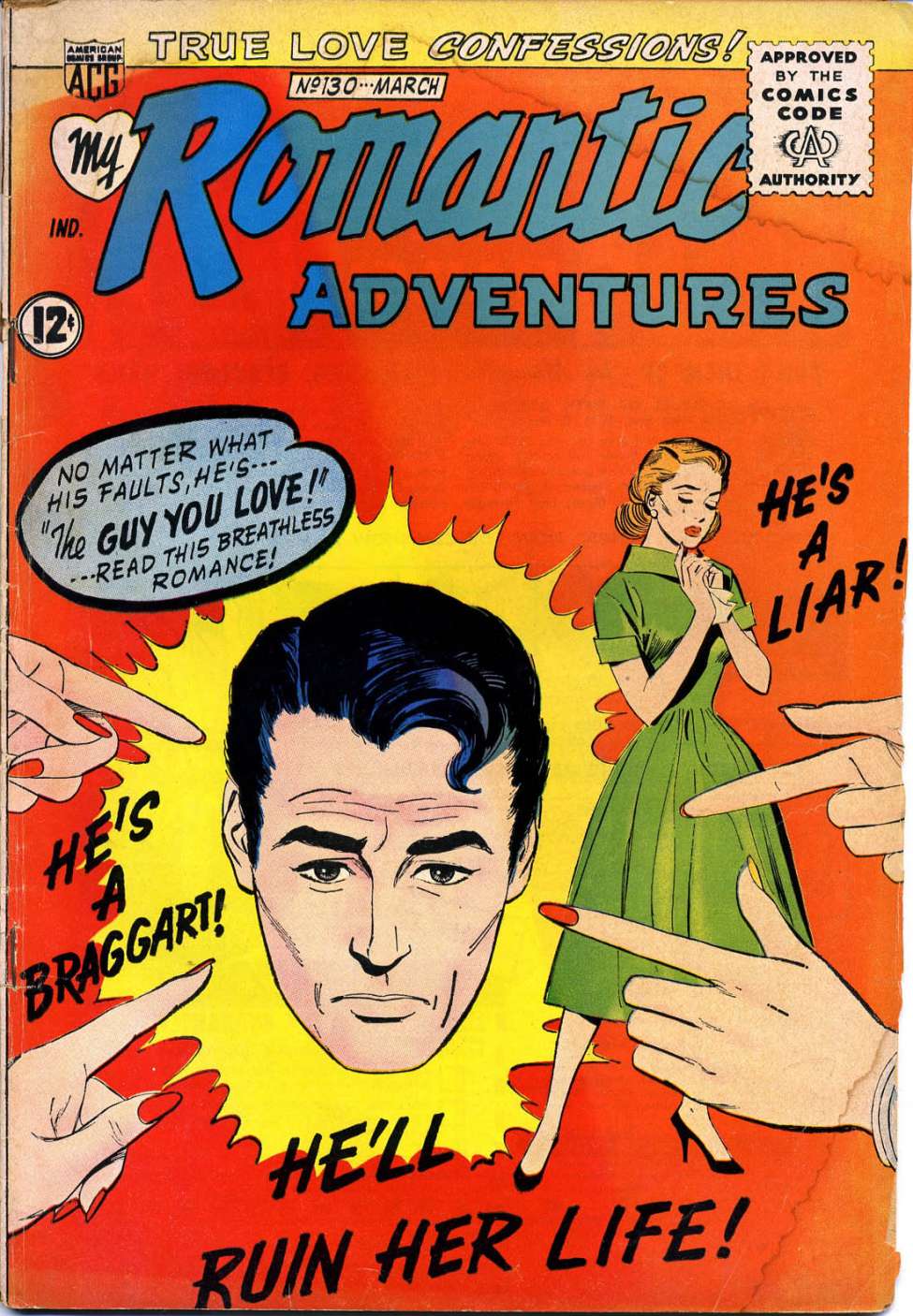Comic Book Cover For My Romantic Adventures 130